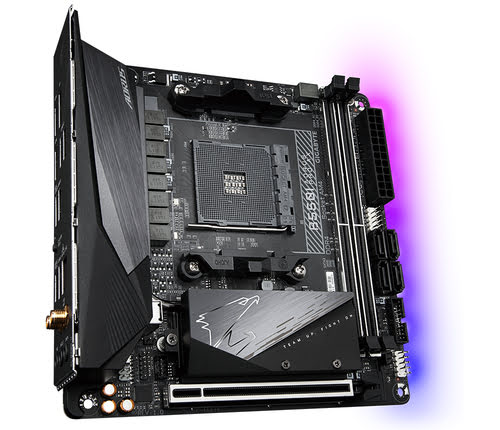 Gigabyte B550I AORUS PRO AX Mini-ITX  - Carte mère Gigabyte - 2