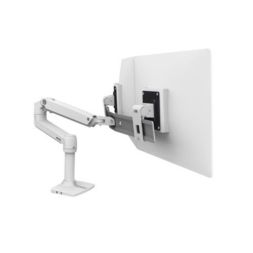 LX Desk Dual Direct Arm Bright White - Achat / Vente sur grosbill.com - 1