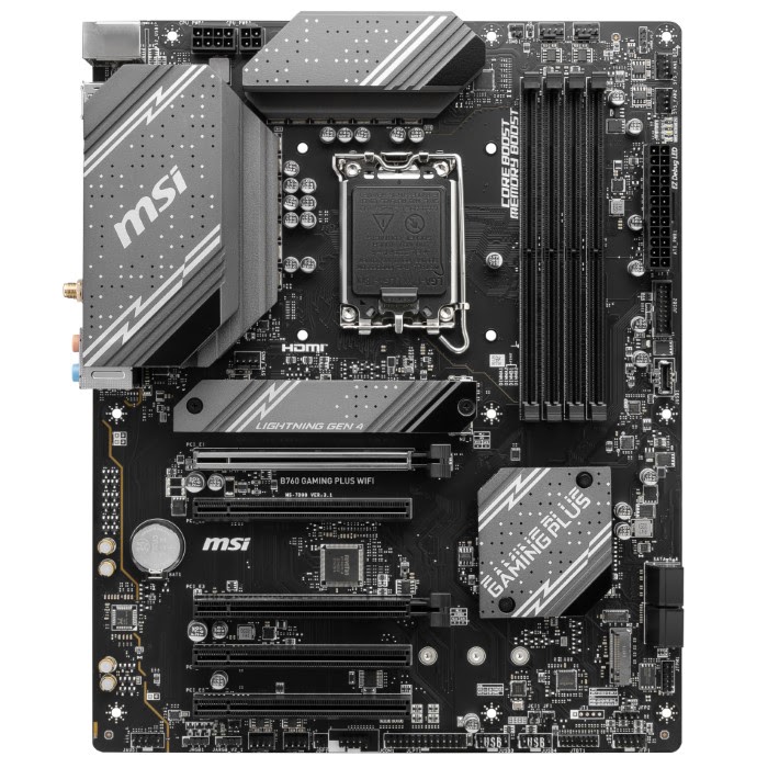 MSI B760 GAMING PLUS WIFI ATX  - Carte mère MSI - grosbill.com - 3
