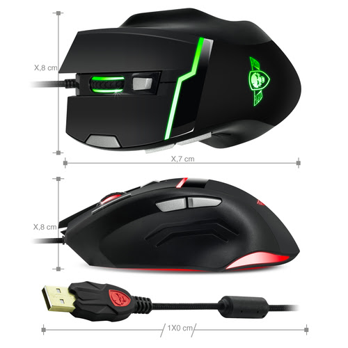 Spirit Of Gamer Bundle Souris + Tapis ELITE M10  - Souris PC - 6
