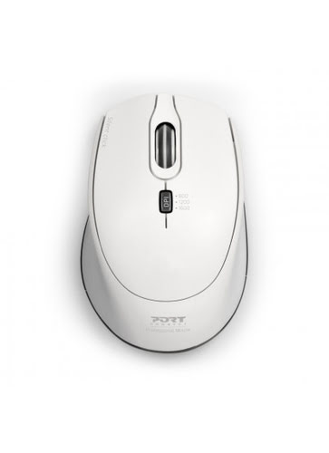 image produit Port Souris Office Pro Silent sans fil - Blanc Grosbill