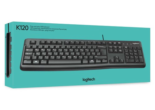 K120 Corded Keyboard Noir - Achat / Vente sur grosbill.com - 15
