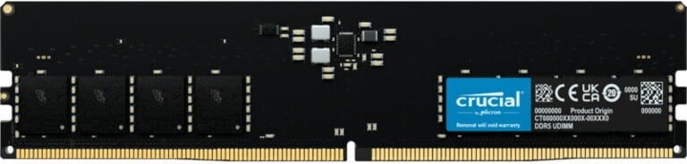 Crucial  (1x16Go DDR5 5600Mhz CL46) Tray - Mémoire PC Crucial sur grosbill.com - 2