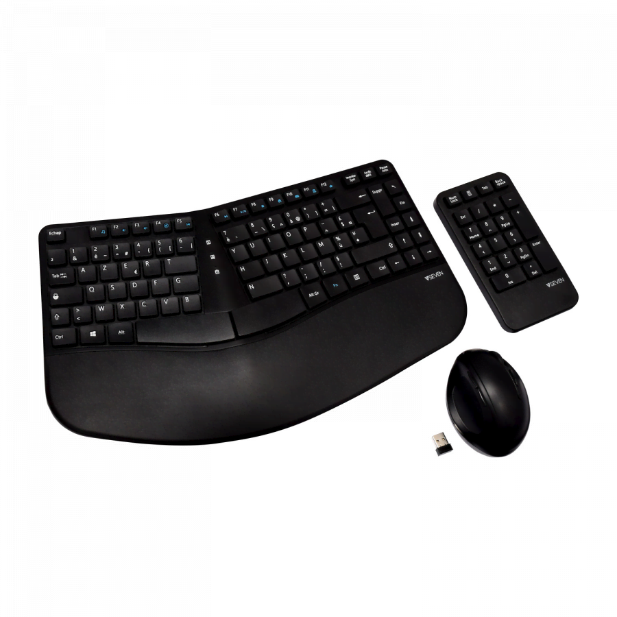 V7 CKW400FR - Pack Clavier/Souris - grosbill.com - 0