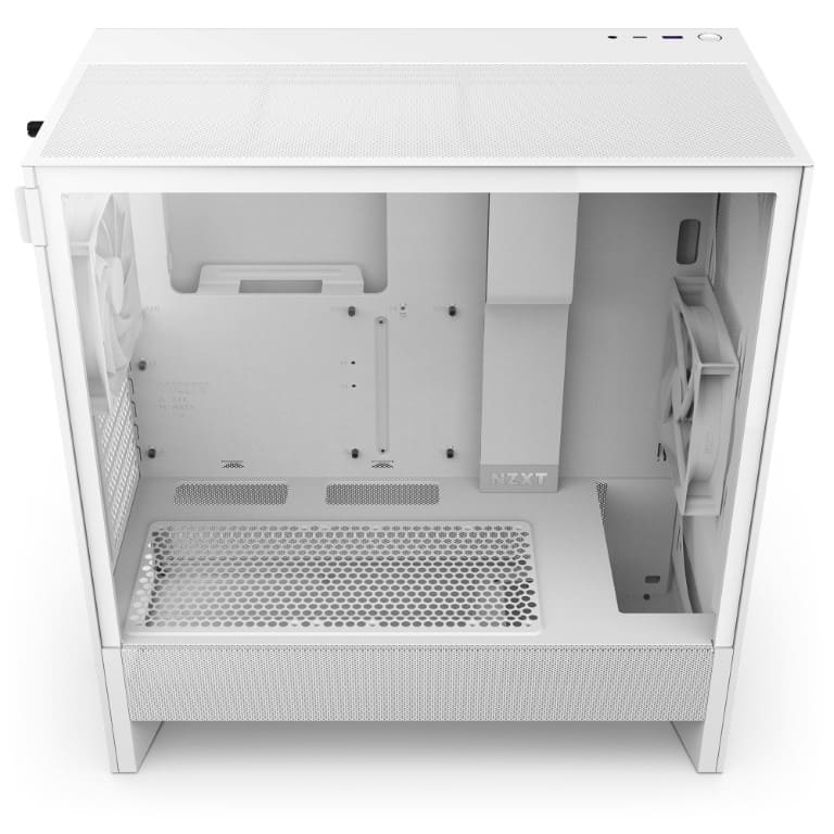 NZXT H5 Flow Blanc Blanc - Boîtier PC NZXT - grosbill.com - 4