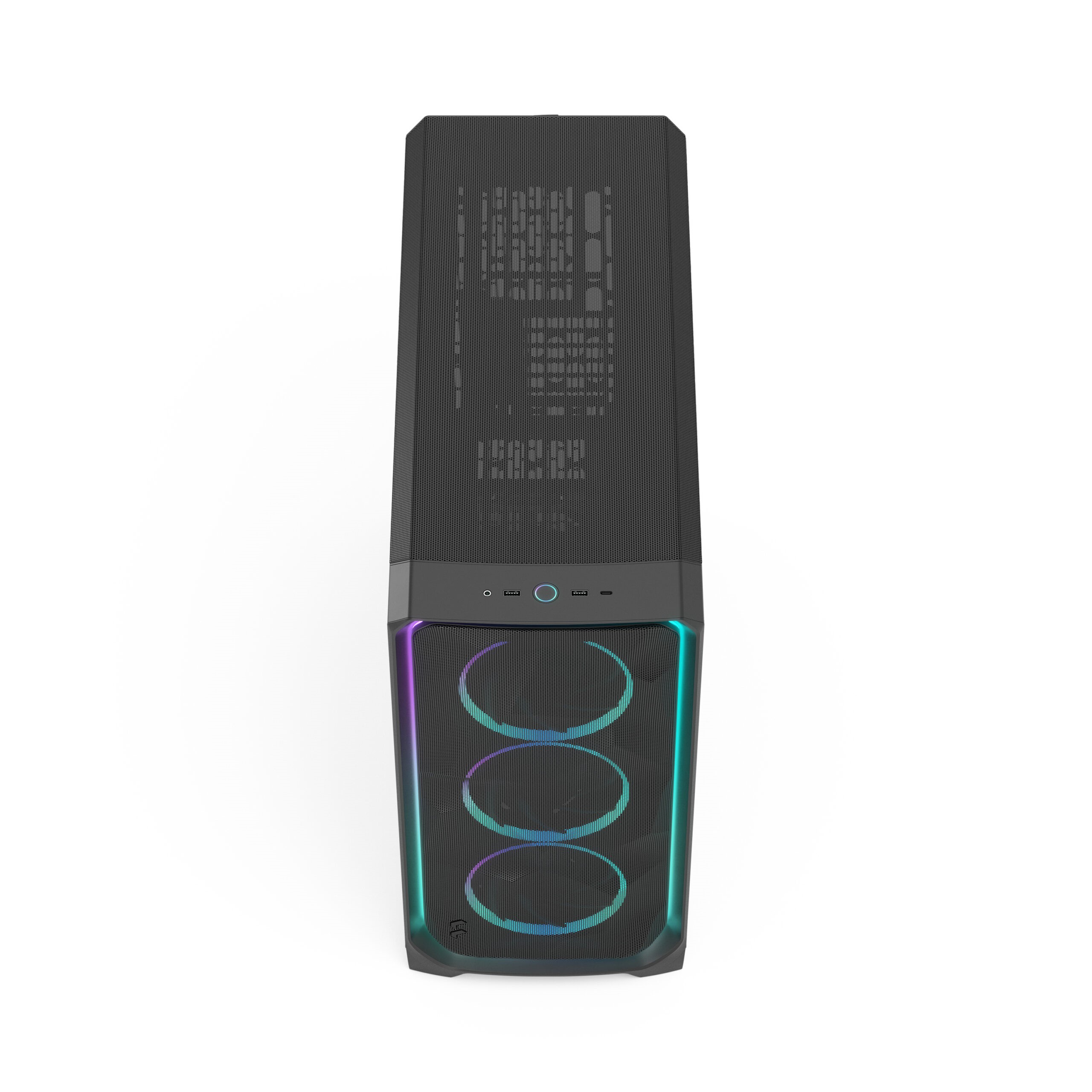 Fractal Design Meshify 3XL Ambience P RGB Noir TG-MT/SsAlim/E-ATX Noir - Boîtier PC - 2