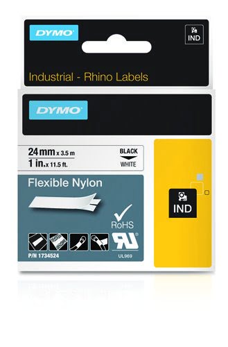 Dymo RPRO NYL 24MMX3.5M WHI B1