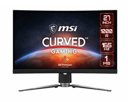Ecran PC MSI MPG ARTYMIS 273CQR-QD - 27" CURVE WQHD 165Hz VA 1ms HDR Quantum Dot FreeSync Premium Grosbill