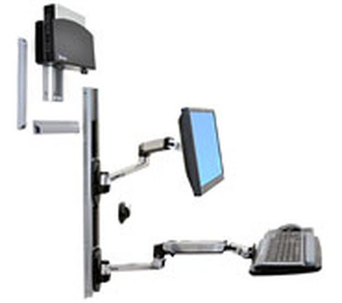 Ergotron 45-253-026/LX ARM II LCD KB CPU Holder
