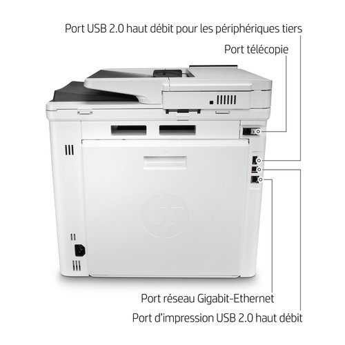  Color LaserJet Ent MFP M480f Printer (3QA55A#B19) - Achat / Vente sur grosbill.com - 8