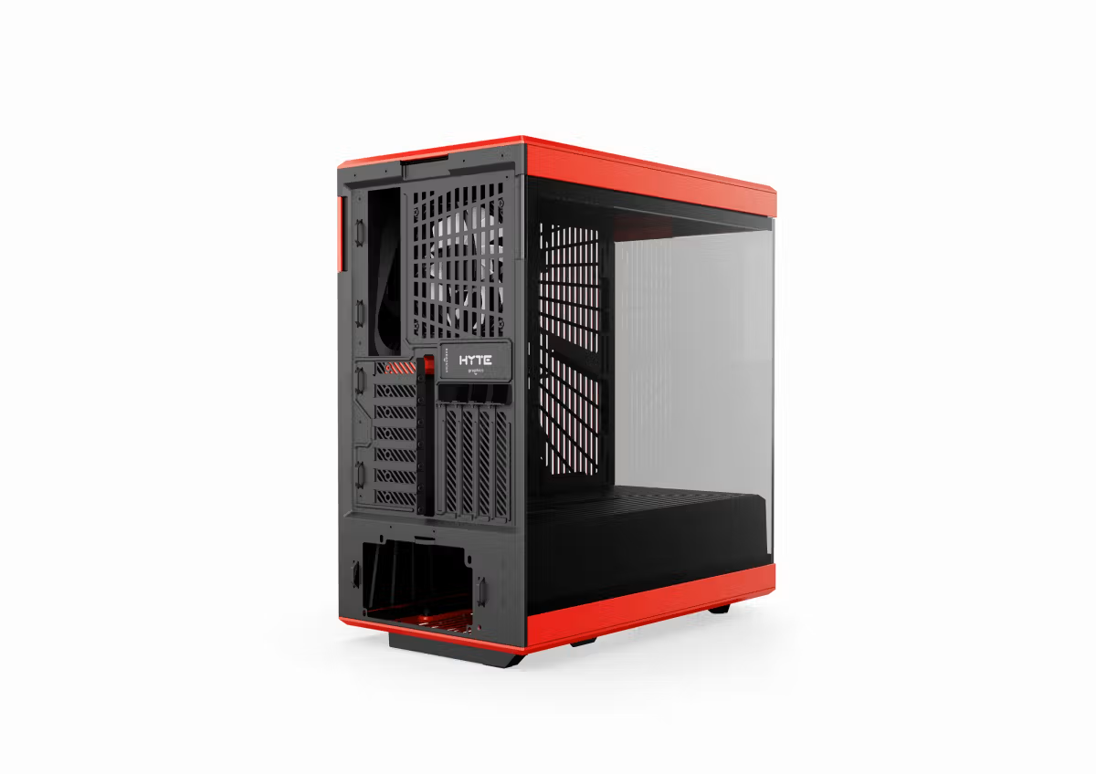 Hyte Y40 Rouge/Noir Rouge - Boîtier PC Hyte - grosbill.com - 1