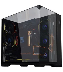 Boîtier PC Lian-Li O11 Vision Noir - MT/Sans Alim/E-ATX Grosbill