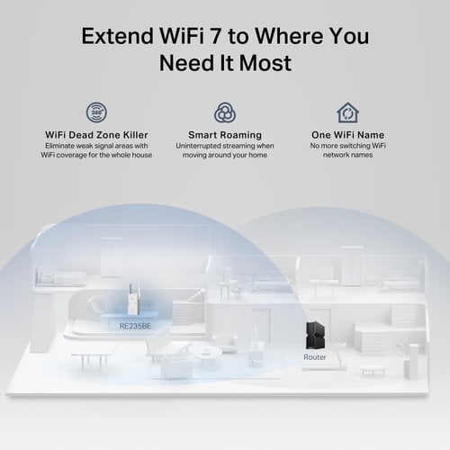 BE3600 DUAL-BAND WI-FI 7 RANGE - Achat / Vente sur grosbill.com - 2