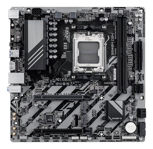 Gigabyte B840M D2H Micro-ATX  - Carte mère Gigabyte - grosbill.com - 1