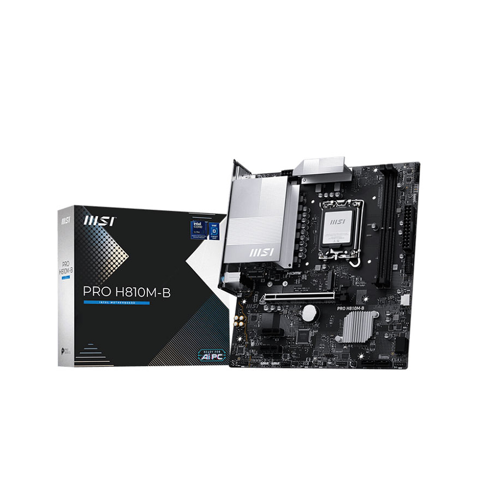 MSI PRO H810M-B Micro-ATX  - Carte mère MSI - grosbill.com - 0