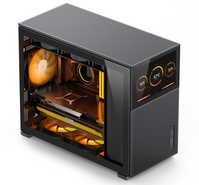 Jonsbo Boitier Jonsbo D31 Mesh Noir-Seconde Vie-Etat Satisfaisant Noir - Boîtier PC - 1