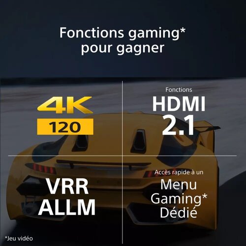 Sony XR65A80LAEP SONY - XR-65A80L - TV Sony - grosbill.com - 7