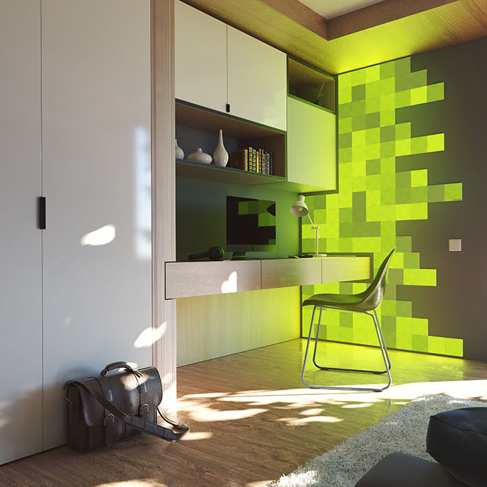 Nanoleaf Canvas Starter Kit - 9 pièces (NL29-0002SW-9PK) - Achat / Vente Objet connecté / Domotique sur grosbill.com - 6