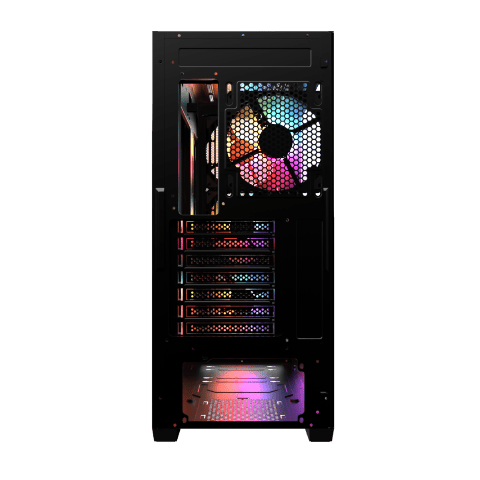 M.RED Raven Black Noir - Boîtier PC M.RED - grosbill.com - 4