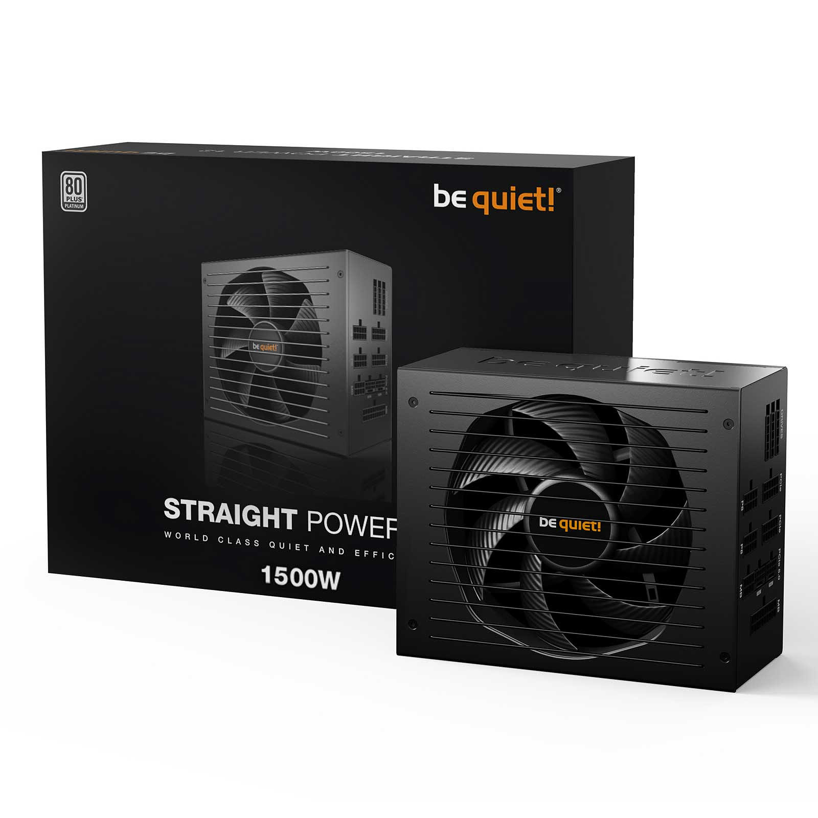 image produit Be Quiet! ATX 1500W - Straight Power 12 80+ PLAT - BN340 Grosbill