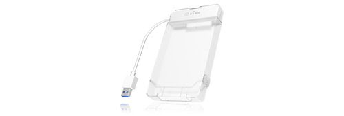 ICY BOX externes 2,5 Zoll FestplattengehÃ¤use, USB 3.0, IB-AC703-U3 - weiÃŸ - Achat / Vente sur grosbill.com - 0