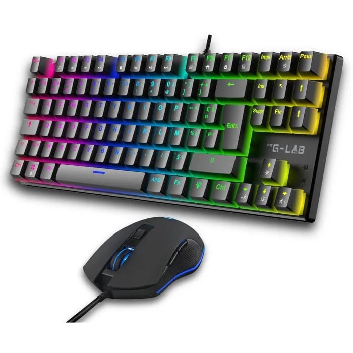 The G-LAB Combo Titanium - Pack Clavier/Souris - grosbill.com - 1