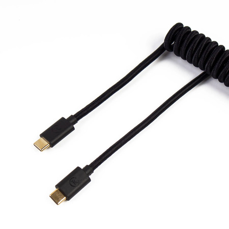 Keychron Cable Coiled Aviator - USB C - Noir