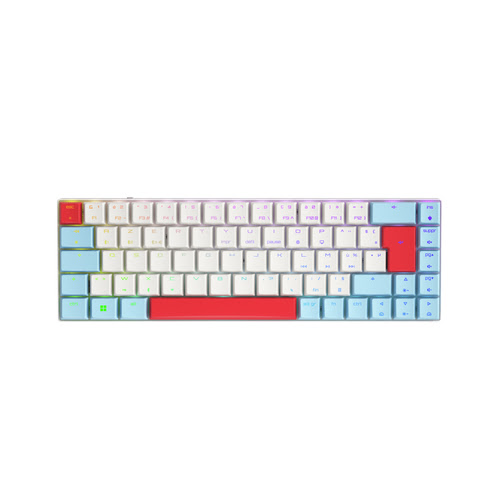 Clavier sans fil Bluetooth T'nB K-Blue (Argent/Blanc) - La Poste