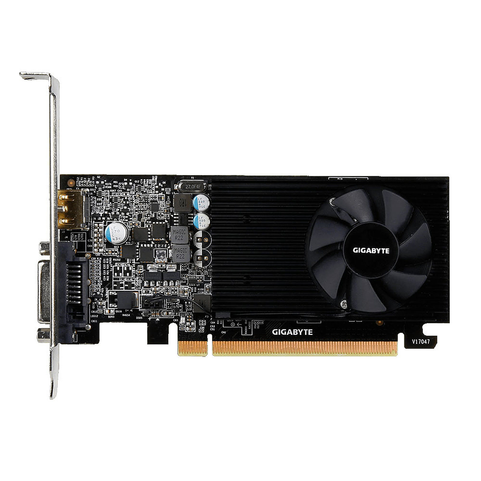 Gigabyte GT 1030 Low Profile 2G  - Carte graphique Gigabyte - 2