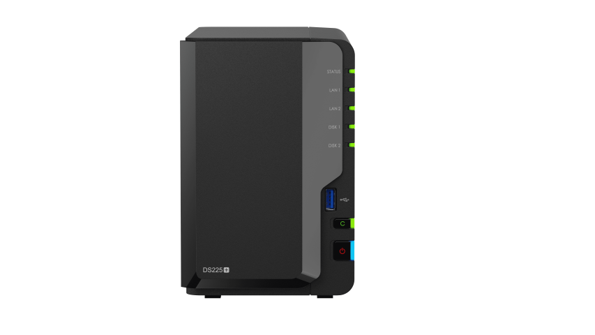 Synology DS225+ - 2 Baies avec 2 disques de 4To HAT3300-4T - Serveur NAS - 2