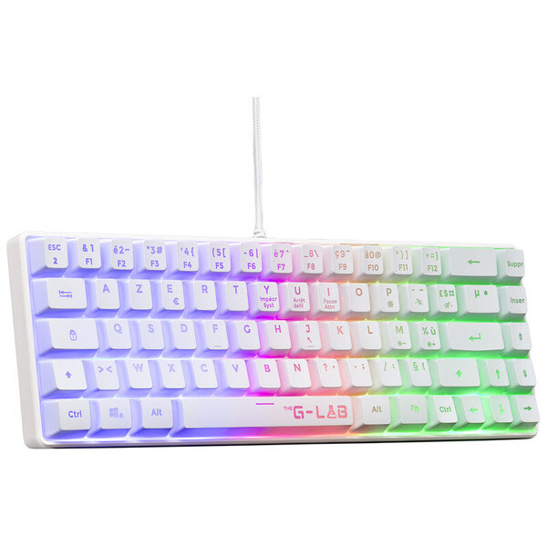 The G-LAB Keyz Hydogen Blanc - Clavier PC The G-LAB - grosbill.com - 1
