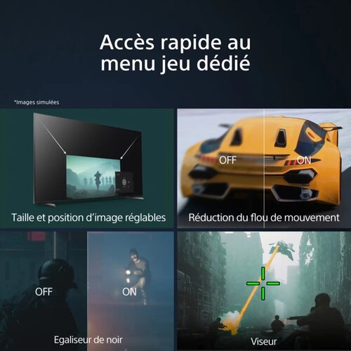Sony XR65A80LAEP SONY - XR-65A80L - TV Sony - grosbill.com - 8