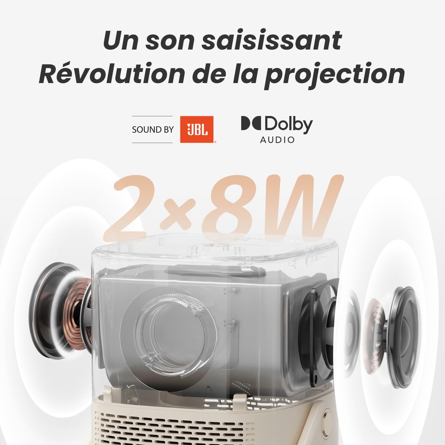 Grosbill Yaber T2 FHD WiFi/Bluetooth - Vidéoprojecteur Grosbill - 1
