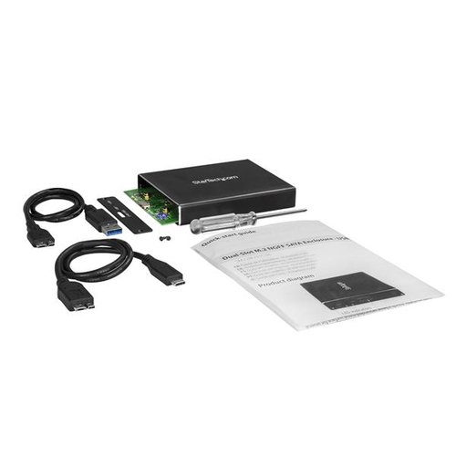 Dual M.2 Enclosure - RAID USB 3.1 Gen 2 - Achat / Vente sur grosbill.com - 4