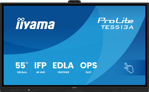 Iiyama TE9813A-B1AG - 97.5" 4K Tactile IPS 8ms Android 14 OS iiShare Wifi Bluetooth (TE9813A-B1AG) - Achat / Vente Affichage collaboratif sur grosbill.com - 1