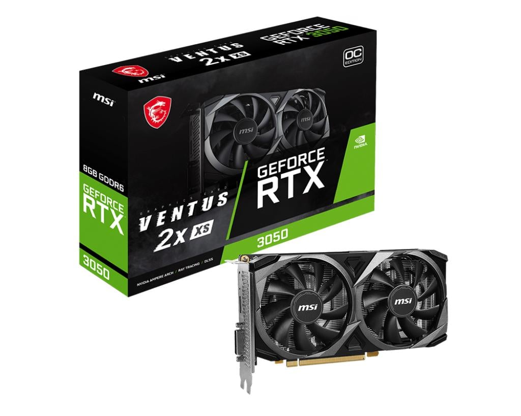 MSI GeForce RTX 3050 VENTUS 2X XS 8G OC Carte graphique MSI