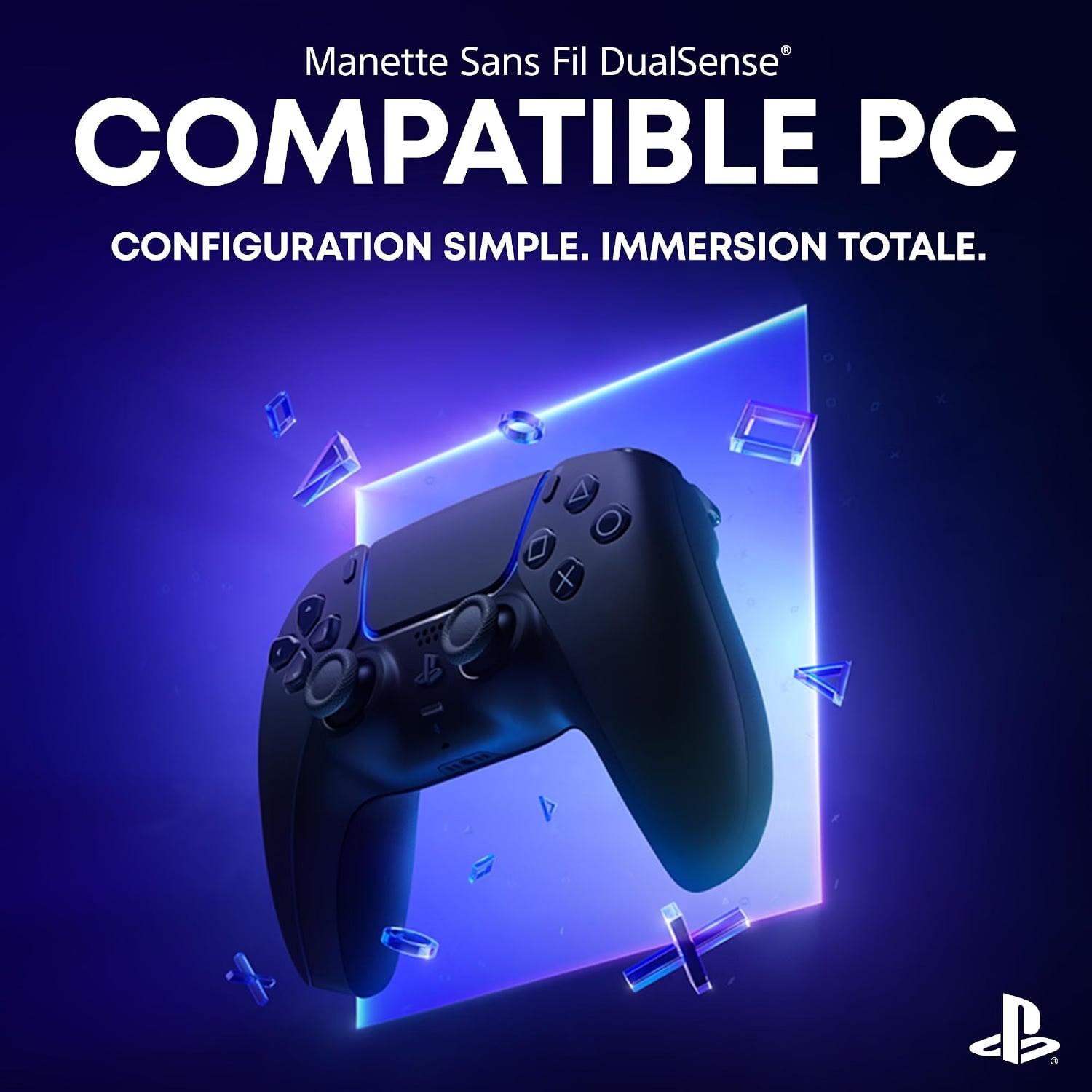 Sony Manette DualSense Midnight Black - Périphérique de jeu - 2