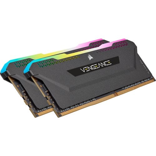 Corsair Vengeance RGB Pro SL, DDR4-3200, CL16 - 16 GB Dual-Kit, schwarz - Achat / Vente sur grosbill.com - 0