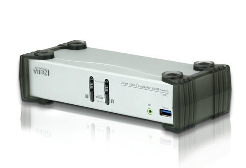 Commutateur KVM DisplayPort/2xUSB 3.0# - Commutateur Aten - 0