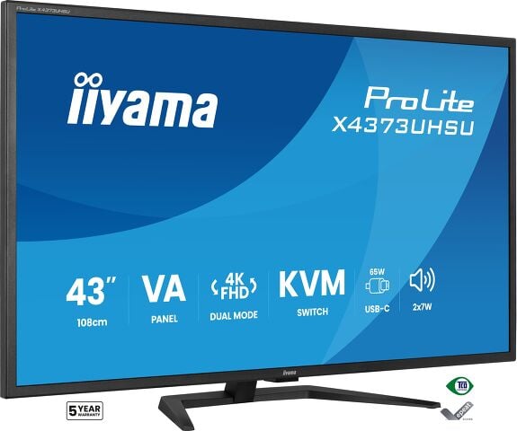 Iiyama 43 pouces  X4373UHSU-B2 - Ecran PC Iiyama - grosbill.com - 0