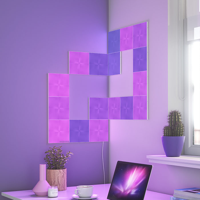 Nanoleaf Canvas Starter Kit - 17 pièces (NL29-0010SW-17PK) - Achat / Vente Objet connecté / Domotique sur grosbill.com - 6