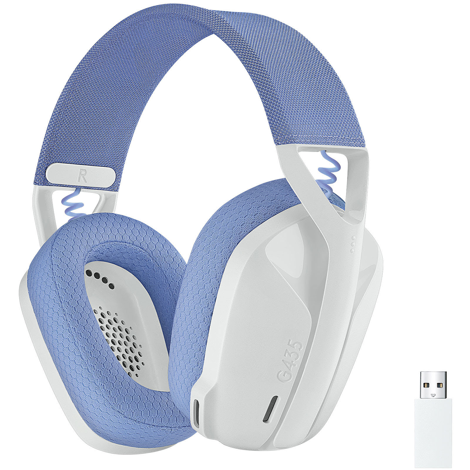 Logitech G435 Lightspeed Stereo Blanc - Micro-casque - grosbill.com - 0