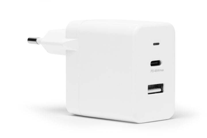 Bluestork 65W USB C - Blanc/Détachable  (PW-NB-65-C-GAN-W) - Achat / Vente Accessoire alimentation sur grosbill.com - 5