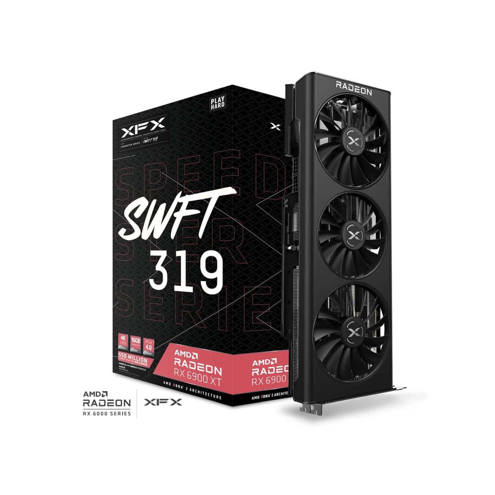 XFX SPEEDSTER SWFT 319 RX 6900 XT -6900XT/16Go/HDMI/DP - Carte graphique - 0