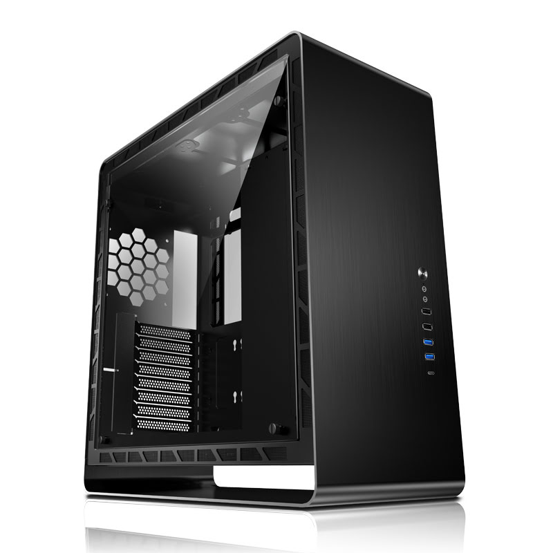 Jonsbo UMX6 TG Black Noir - Boîtier PC Jonsbo - grosbill.com - 0