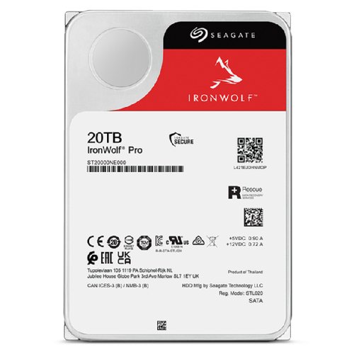 IRONWOLF PRO 20TB SATA 3.5IN - Achat / Vente sur grosbill.com - 3