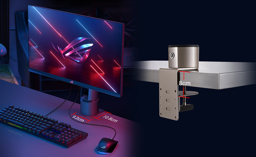 ROG Monitor Desk Mount Kit ACL01 - pince en C  - Accessoire écran - 3
