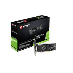 MSI GTX 1650 4GT LP OC - 1650/4Go/DVI/HDMI