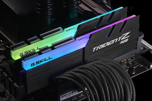 G.Skill Trident Z RGB fÃ¼r AMD, DDR4-3200, CL16 - 32 GB Dual-Kit, schwarz - Achat / Vente sur grosbill.com - 2