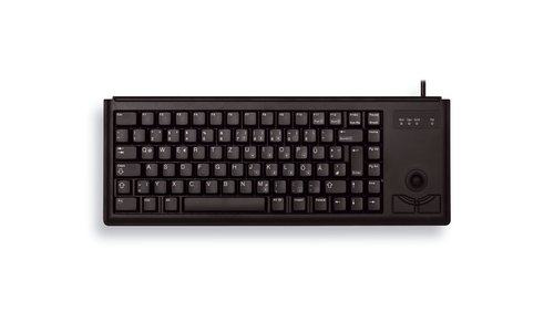 G84-4400 TRACKBALL KEYBOARD Clavier filaire miniature, trackball, USB, noir, AZERTY - FR - Achat / Vente sur grosbill.com - 0